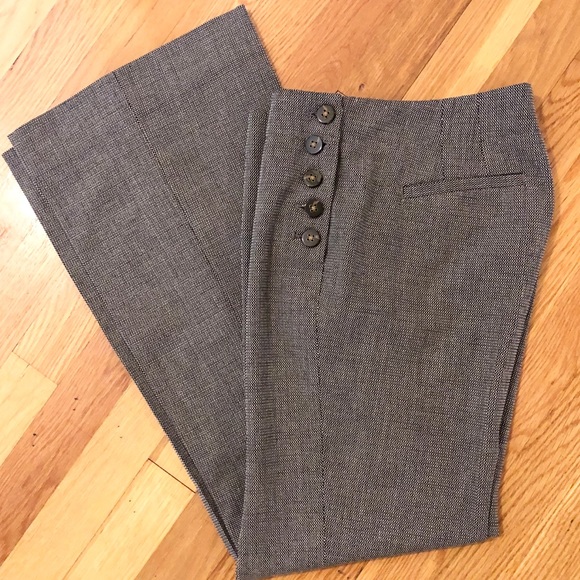 Anthropologie Elevenses Brighton Side Button Pants - Picture 4 of 7